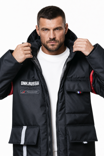 Куртка РОСКОСМОС&DNK черная