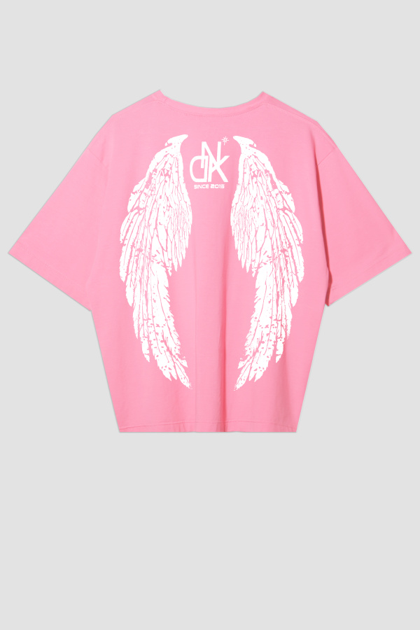 Футболка КРЫЛЬЯ розовая