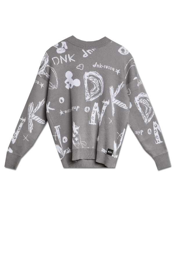 Свитер серый