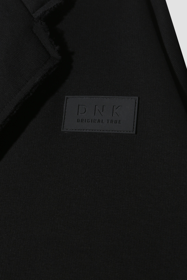 Пиджак с лампасами черный