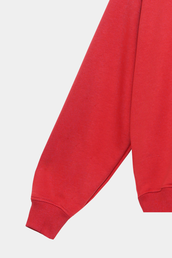 Худи с принтом красный Худи с принтом красный