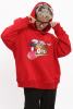 Худи с принтом красный Худи с принтом красный