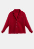Пиджак с лампасами красный