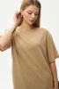 Футболка сияние бежевый