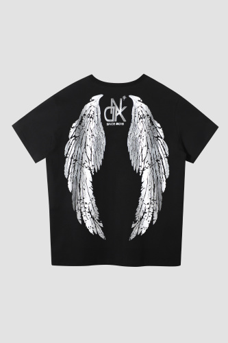 Футболка КРЫЛЬЯ серебро