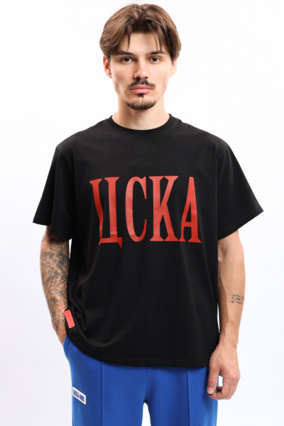 Футболка ЦСКА черная