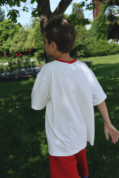 Футболка СССР молочная