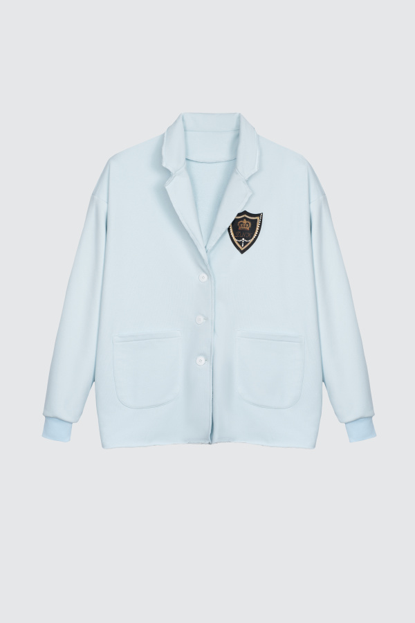 Пиджак Герб голубой