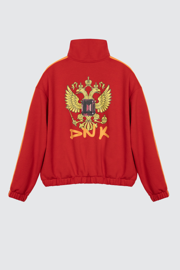 Толстовка Герб красная