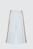 Брюки Палаццо голубые с лампасами Брюки Палаццо голубые с лампасами