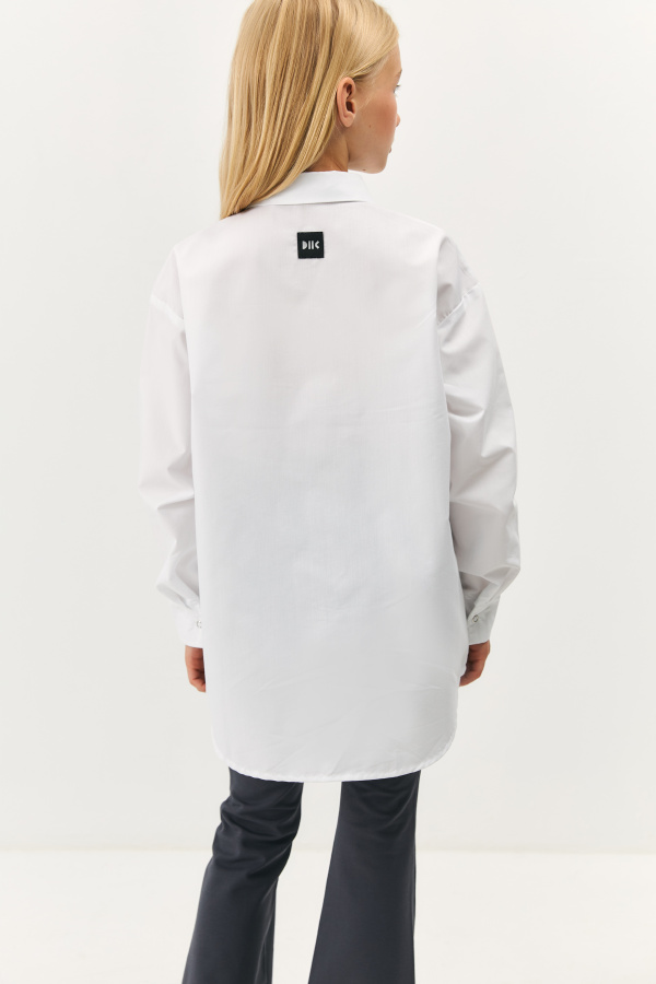 Рубашка оверсайз на кнопках Рубашка оверсайз на кнопках