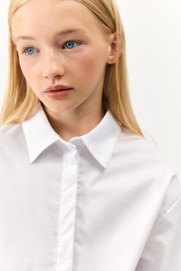 Рубашка укороченная Рубашка укороченная