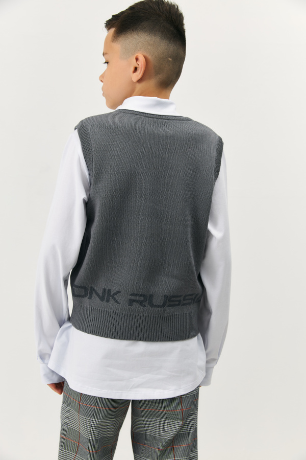 Жилет серый
