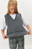 Жилет серый