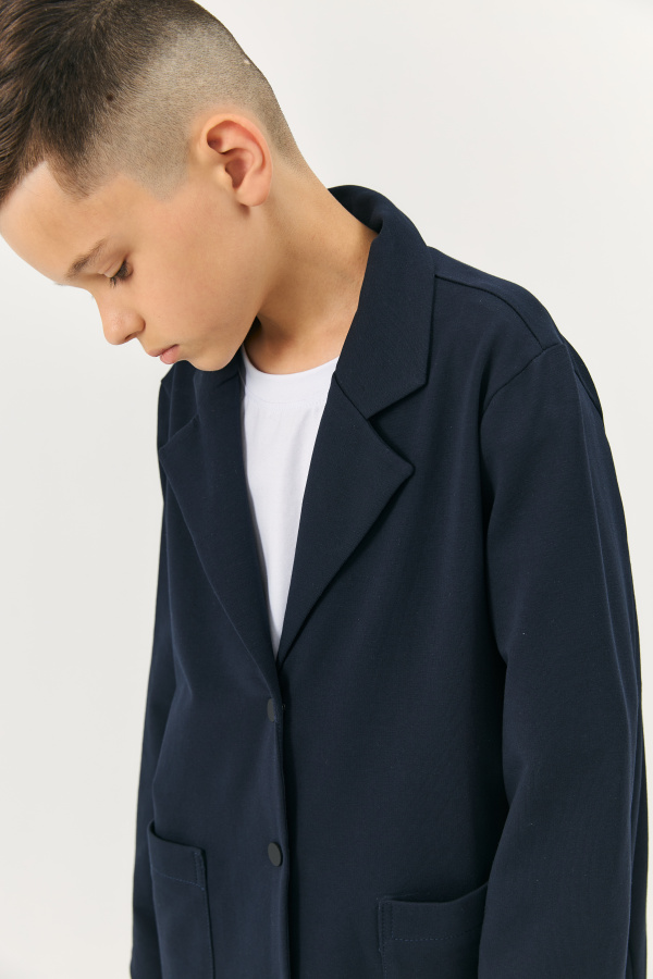 Пиджак синий