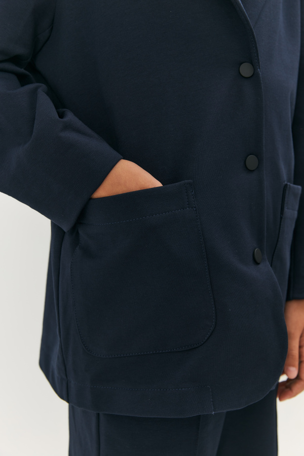 Пиджак синий