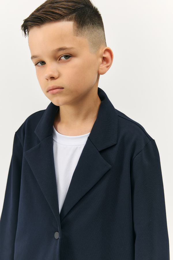 Пиджак синий