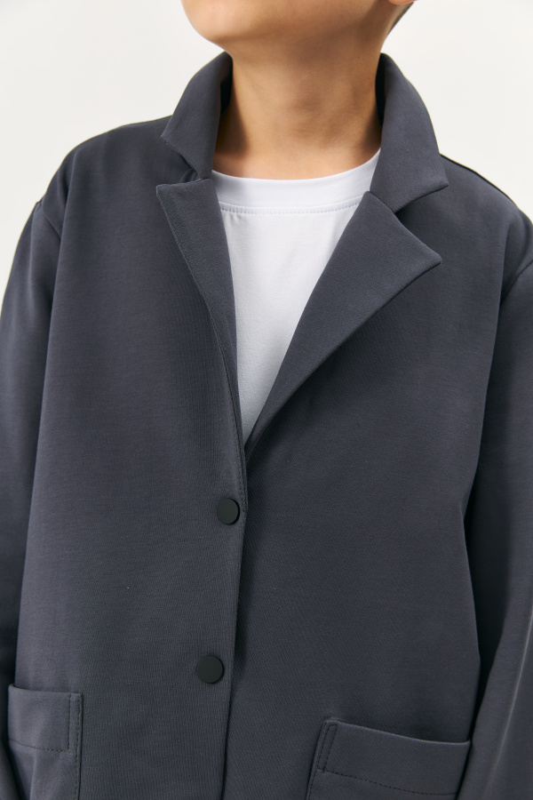 Пиджак серый