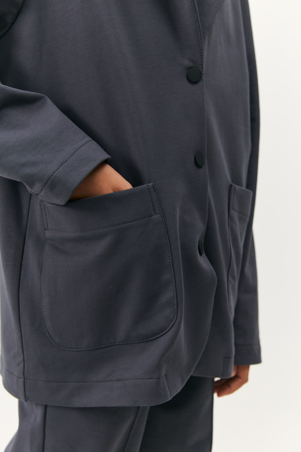 Пиджак серый