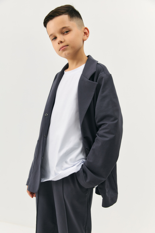 Пиджак серый