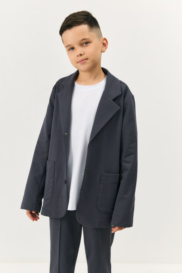 Пиджак серый