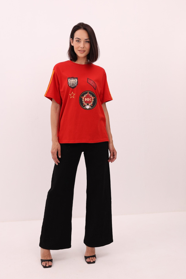 Футболка с лампасами