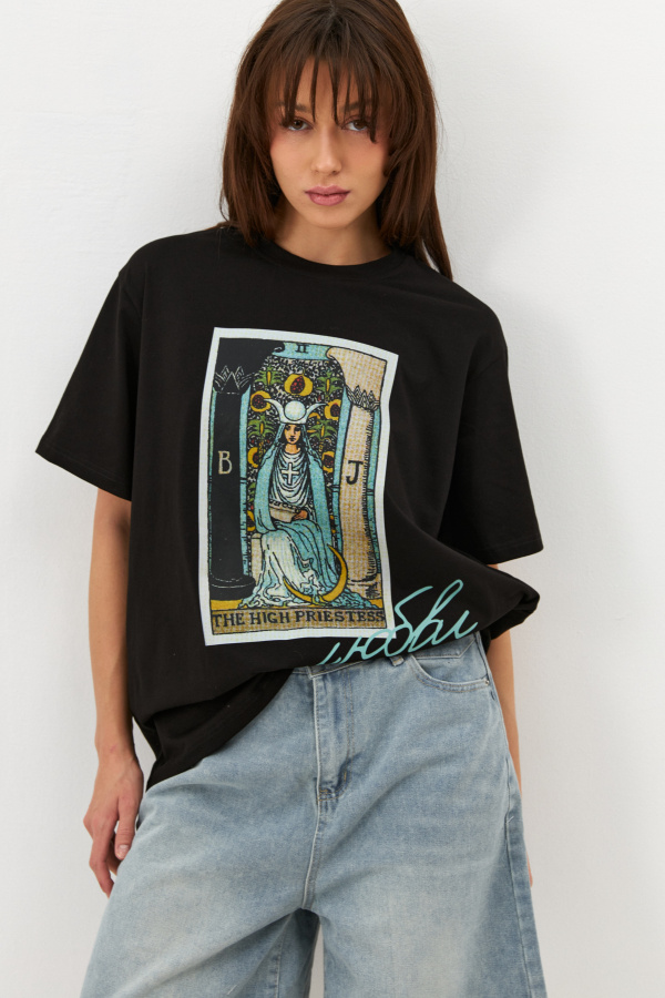 Футболка Таро Верховная жрица