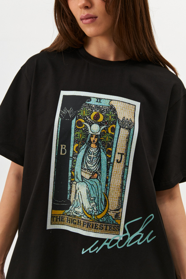 Футболка Таро Верховная жрица