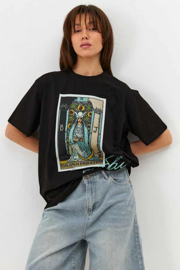 Футболка Таро Верховная жрица