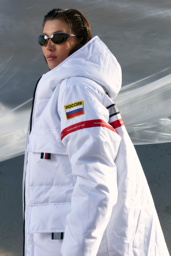Куртка РОСКОСМОС&DNK белая