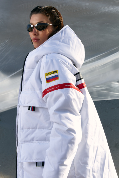 Куртка РОСКОСМОС&DNK белая