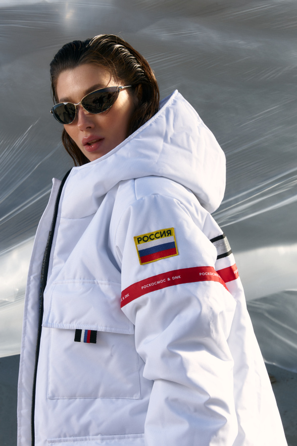 Куртка РОСКОСМОС&DNK белая