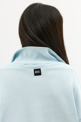 Свитшот СССР в рубчик голубой