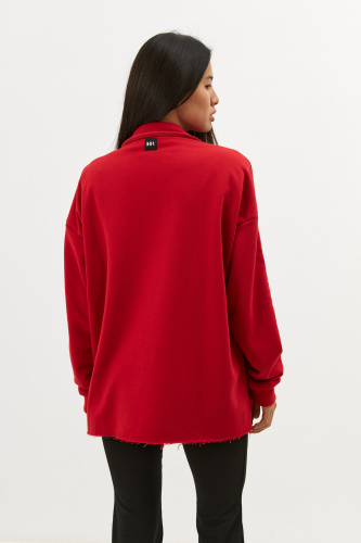 Пиджак с лампасами красный