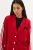 Пиджак с лампасами красный