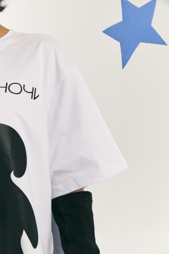 Футболка Спокойной ночи черно-белая