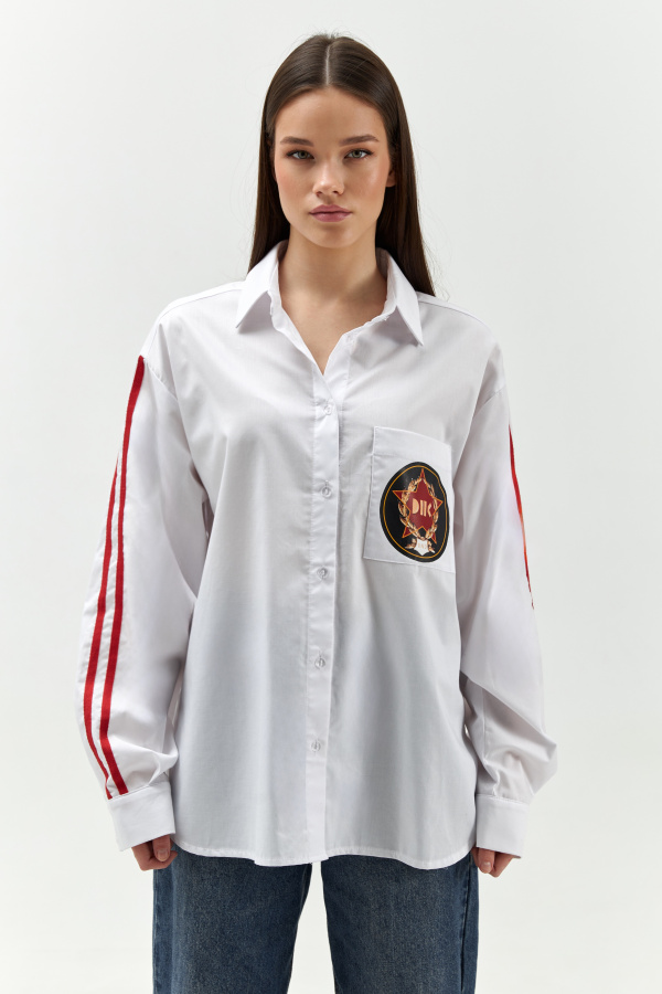 Рубашка с лампасами