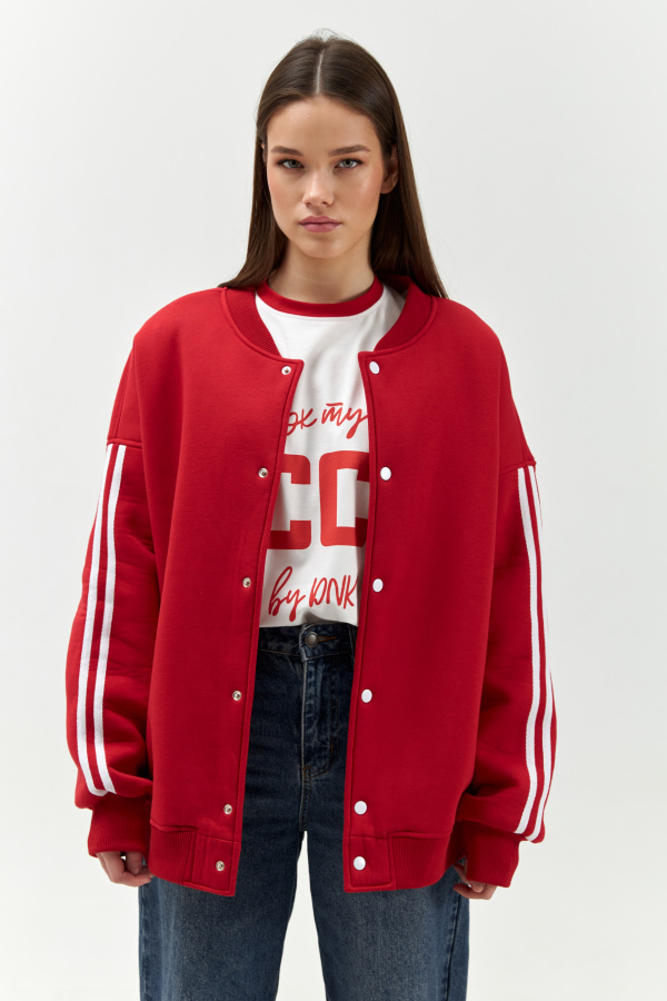 Бомбер с лампасами