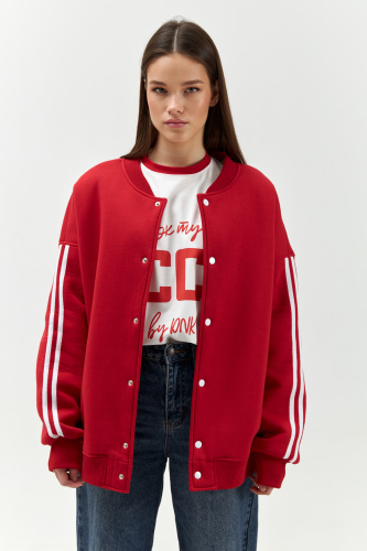 Бомбер с лампасами