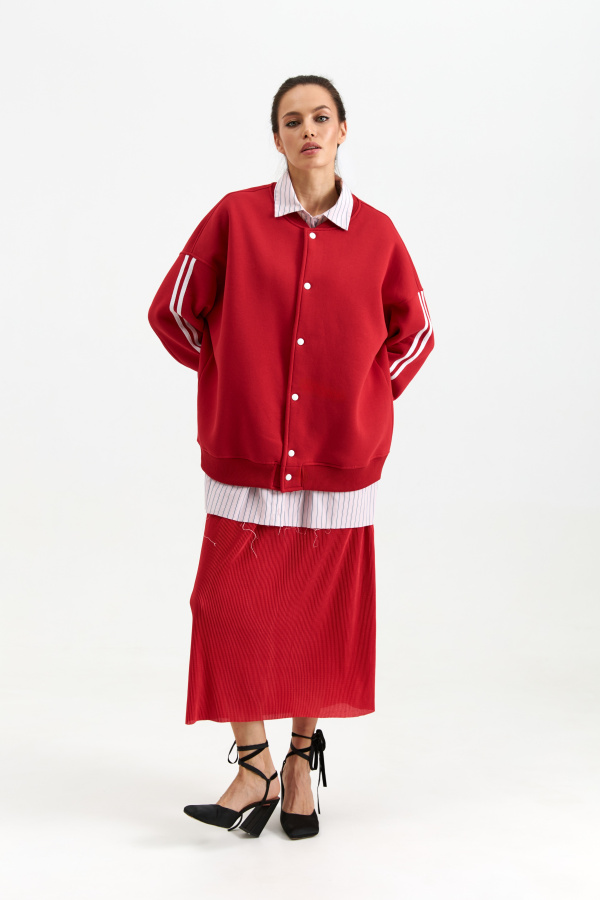 Бомбер с лампасами