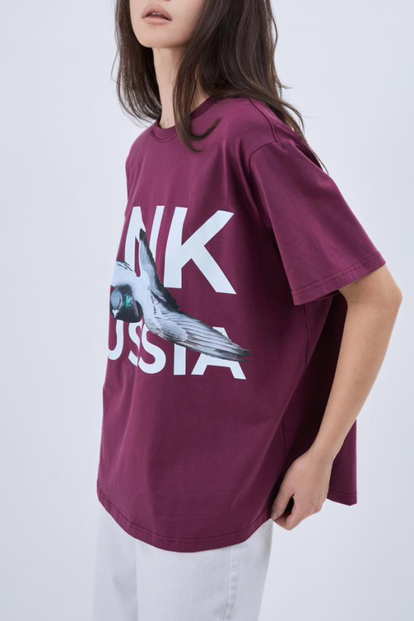 Футболка голубь