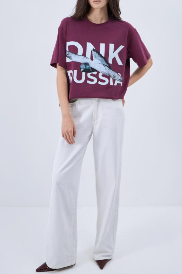 Футболка голубь